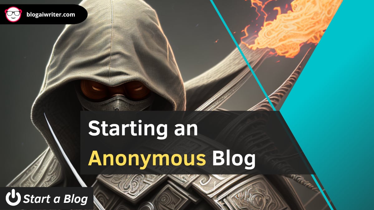 Starting an anonymous blog